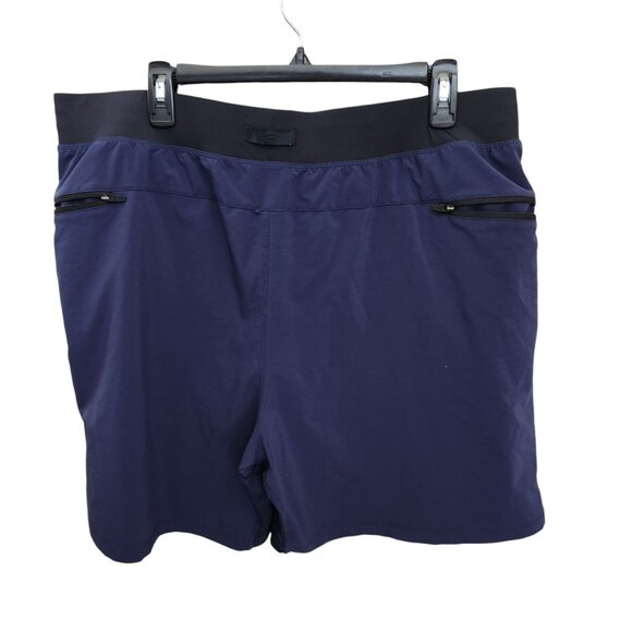 Fabletics The Franchise Shorts Mens XXL Blue 7” Lined Athletic Performance Gym - Picture 2 of 12